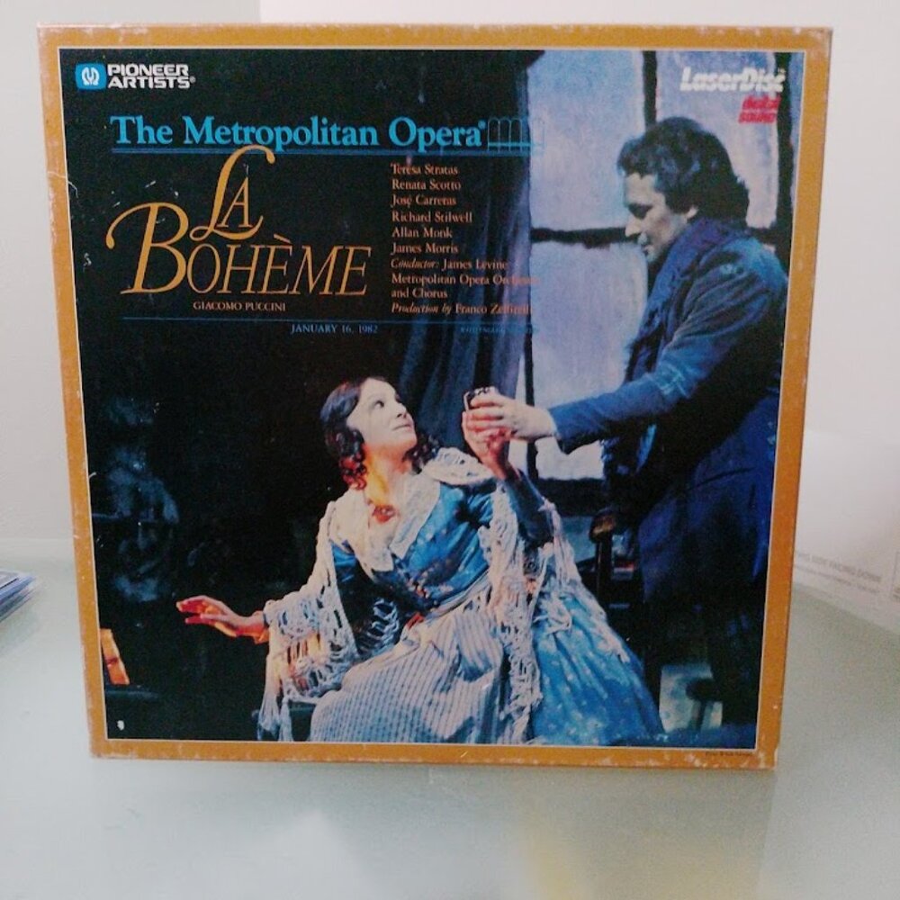 La Boheme at the Metropolitan Opera on Laser Disc